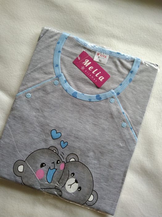 XL koszula ciążowa do karmienia do porodu szpitala rozpinana odpinana