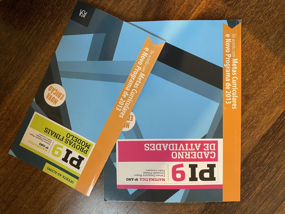 Caderno de Atividades PI9 Matemática 9ano ASA