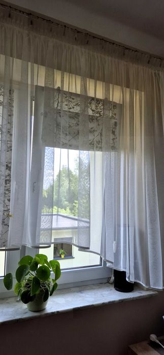 Delikatna jak mgiełka firanka