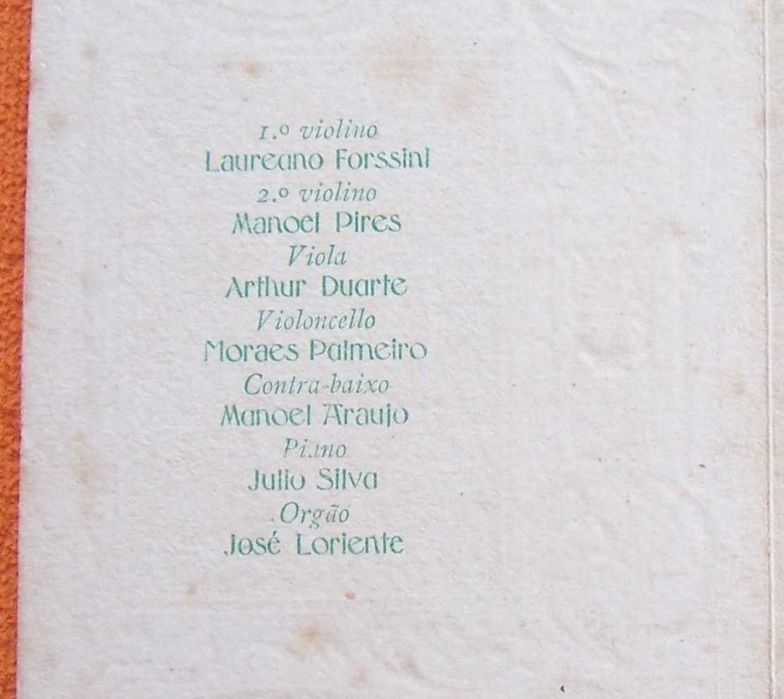 Programa de Concertos Casino Mont' Estoril 1910