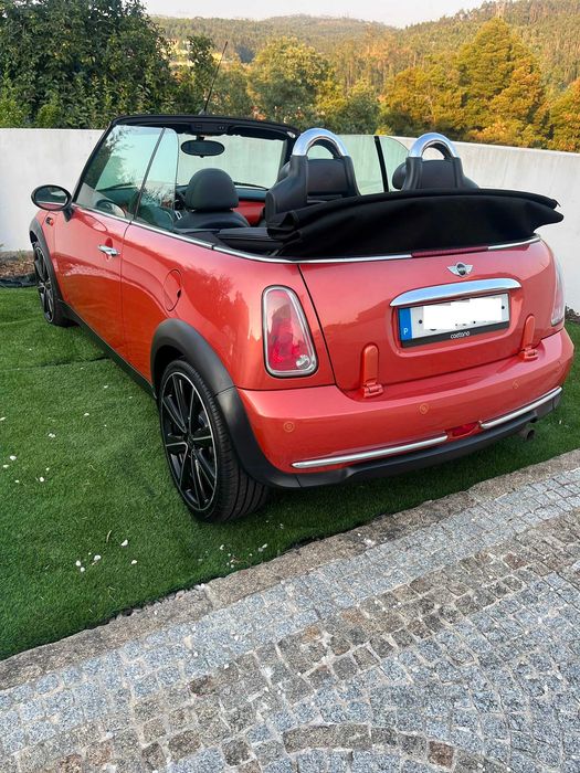 Mini Cabrio Laranja fogo