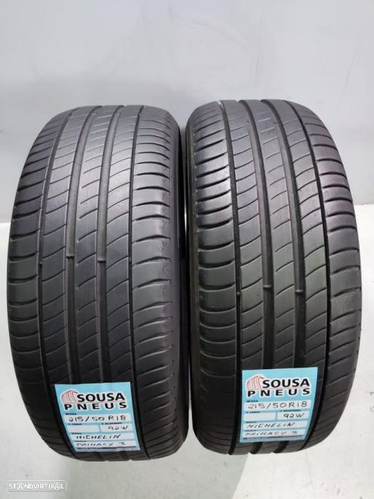 2 pneus 80% de piso 215-50r18 michelin oferta dos portes 120 EUROS