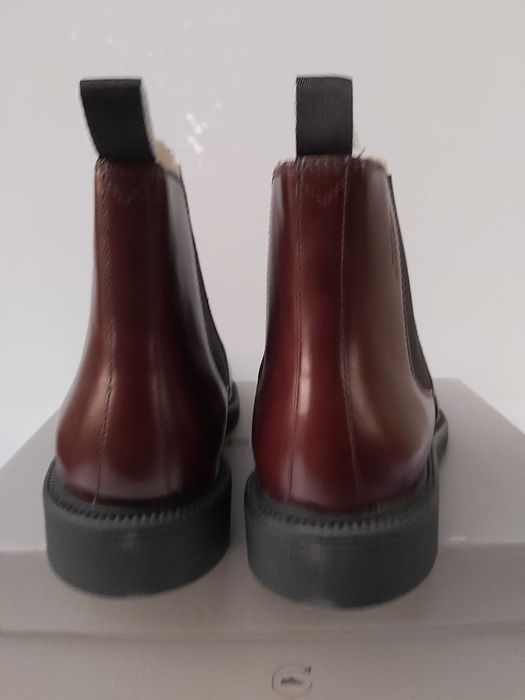 NOWE buty VAGABOND rozmiar 43 brąz botki sztyblety skórzane pólbuty