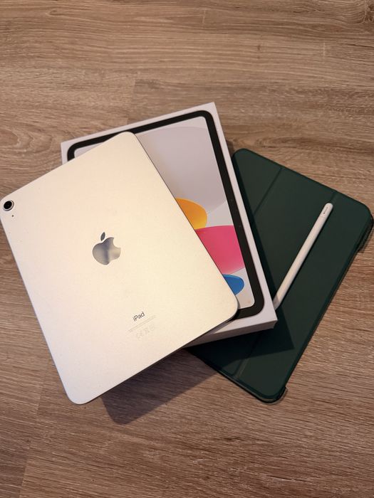 IPad 10 gen. + rysik Apple Pencil + etui