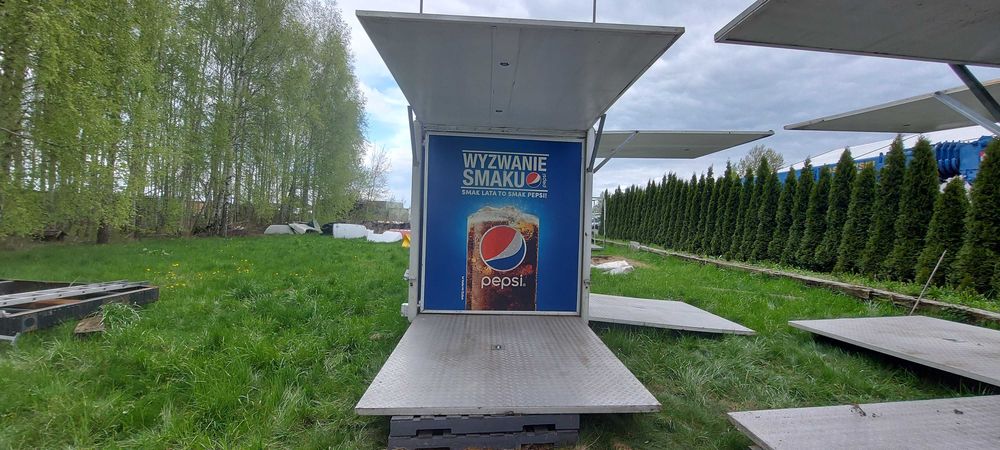Scena Na Eventy, Kontener, Reklama, Magazyn, przyczepa do transortu