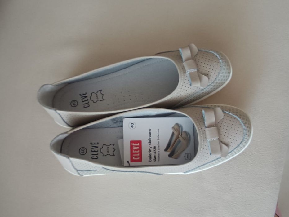 Нові класні шкіряні балетки Cleaver. Мега-зручні і легенькі.