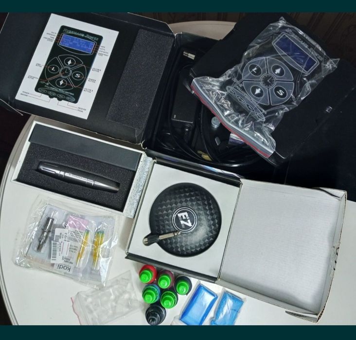 Тату набор. Есть все для роботы. Pen Mast. Hurricane.