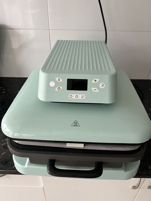 Prensa termica para textil