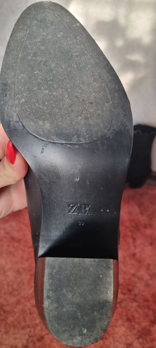 Кожанные Ботинки ZARA