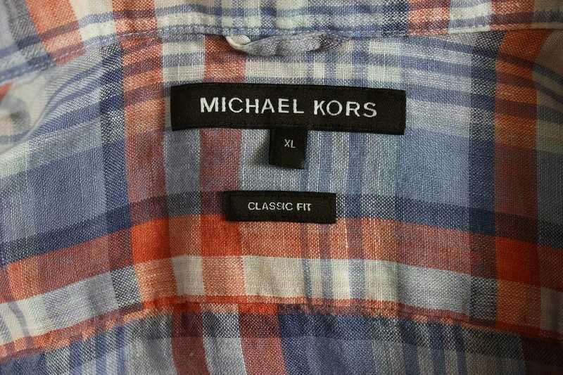 Lniana koszula Michael Kors XL classic fit len 100%