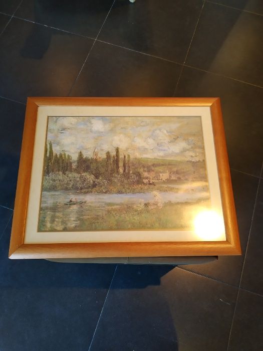 2 Quadros com molduras