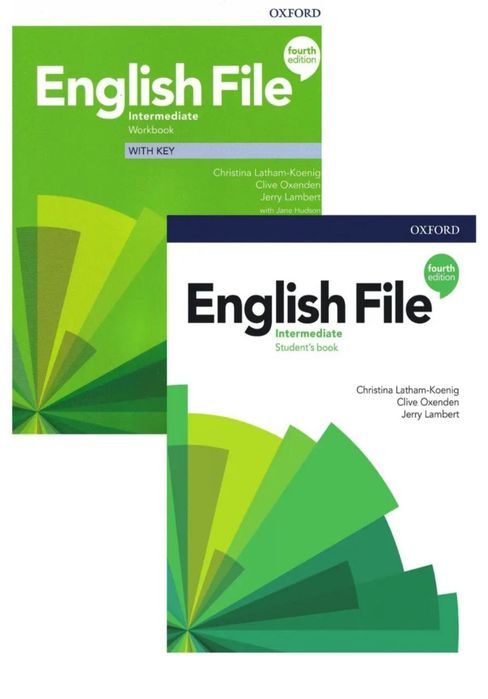 English File intermediate students book workbook