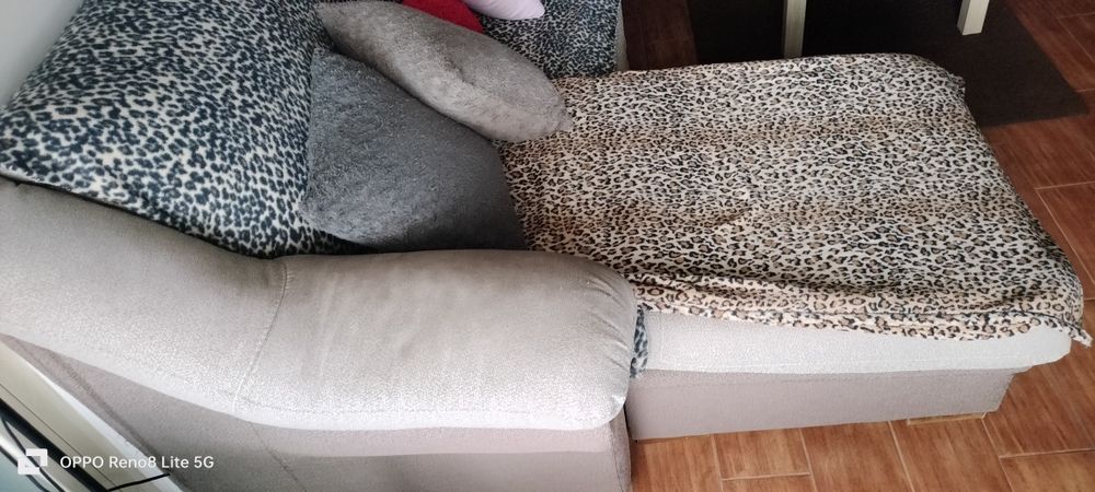 Sofá 3lugares c/chaise longue