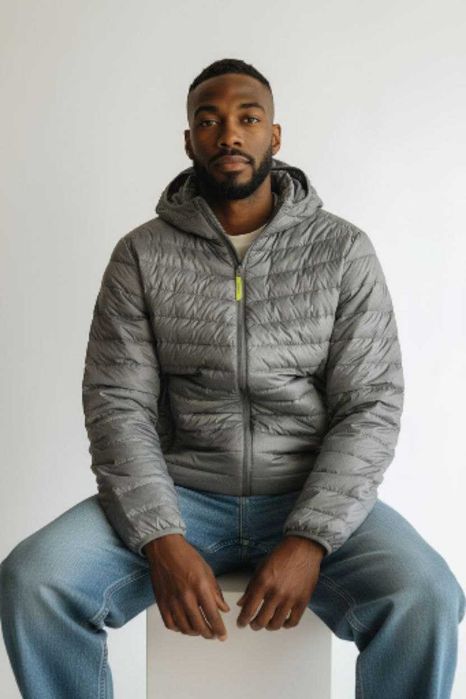 Легкий мужской пуховик SOL S Ray Men 90% пух, р. M/L