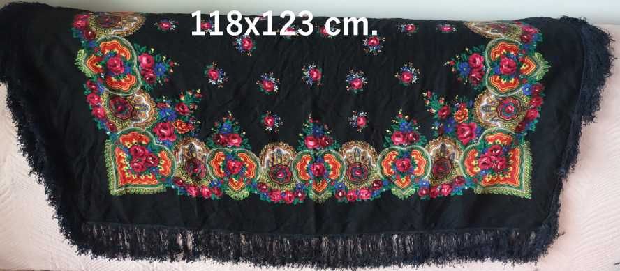 Chusta ludowa.Fabryka Struga Łódż.