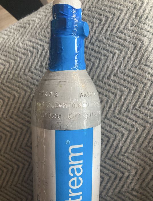 Soda stream niebieski naboj pelny nowy 5 szy