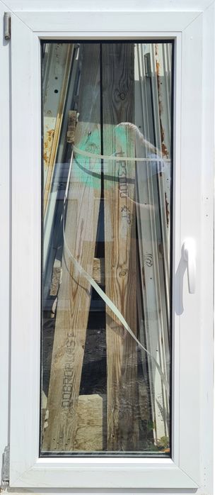 OKNA KacprzaK 59x143 OKNO PCV Używane Plastikowe Białe Lider Okna OLX