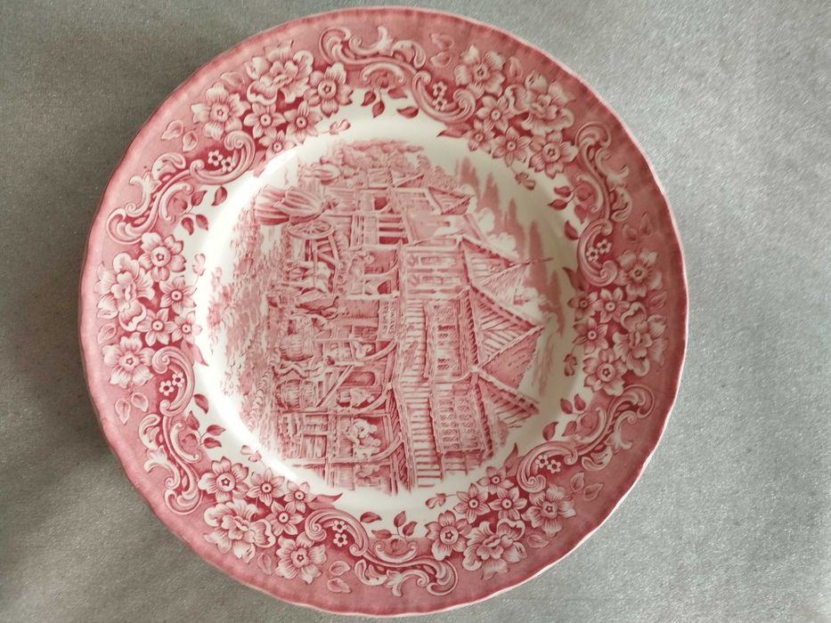 Stary angielski talerz