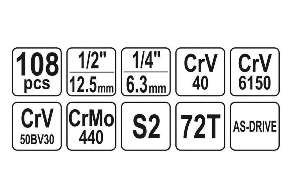 Набор инструментов 108 предметов  набір інструментів