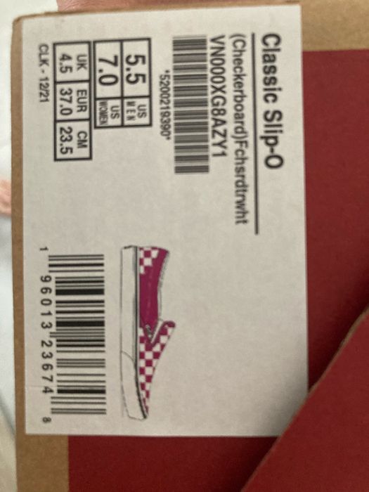 Buty Vans 37 checkerboard Classic Slip-O