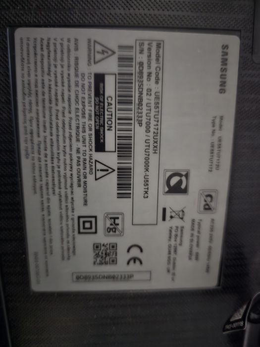 Telewizor samsung UE55TU7172UXXH