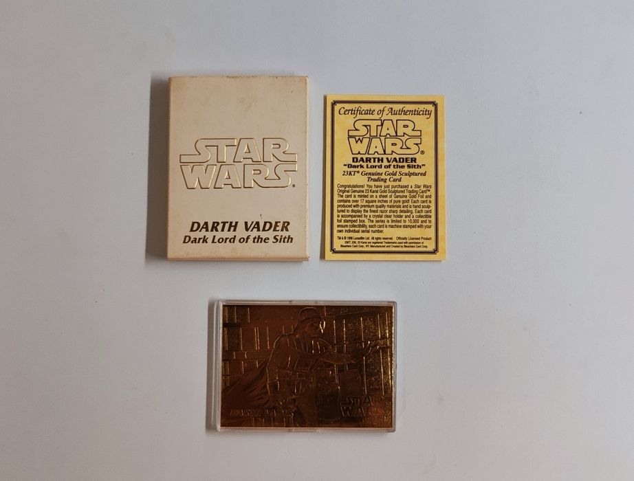 Carta (1995) Star Wars Darth Vader 6339/10.000 (23kt gold)