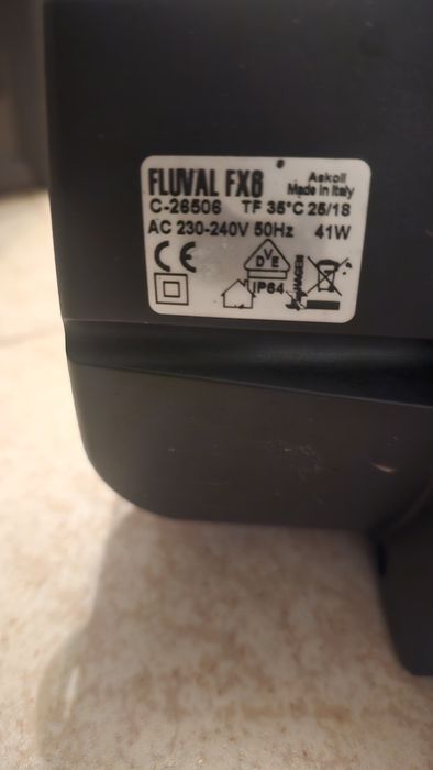 Filtro Fluval FX6, fabricado em Itália pela Askoll.