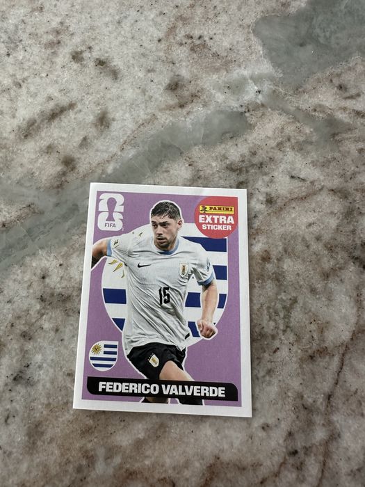 Cromo extra da colecao FWC - Federico Valverde
