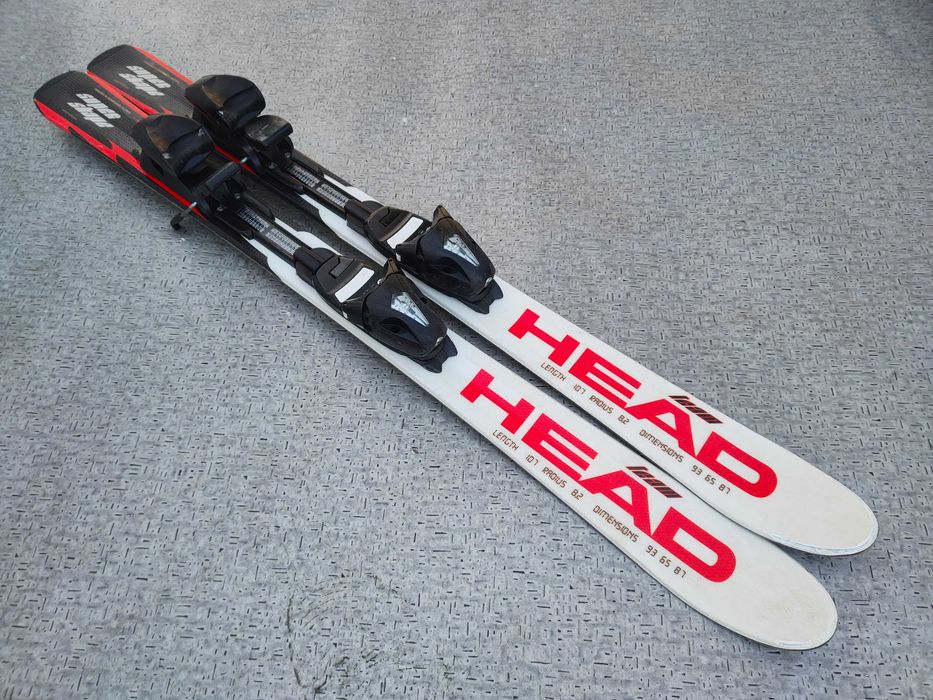 Juniorskie Narty HEAD SuperShape 107 cm! Po serwisie