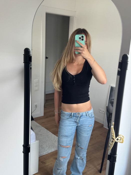 top z guzikami stradivarius
