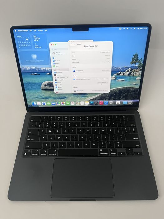 MacBook air 13 M2 2022 16ram 512ssd , midnight