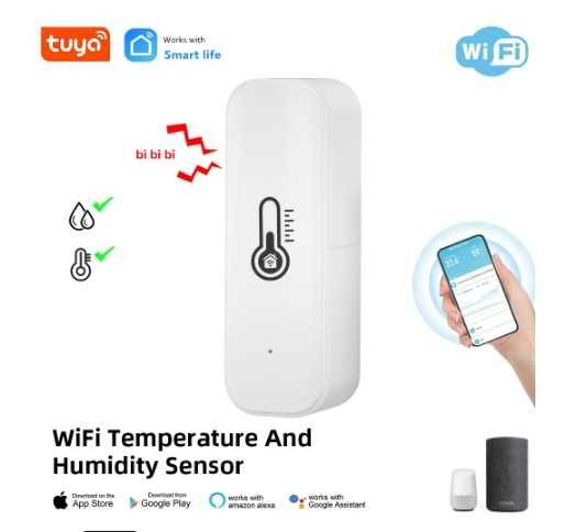 Умный датчик температуры и влажности Wi-Fi и Bluetooth