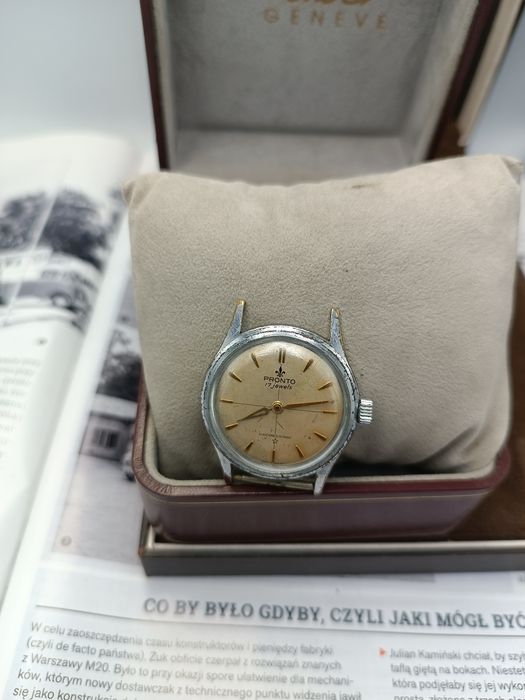 Zegarek  mechaniczny pronto Swiss 17jewels