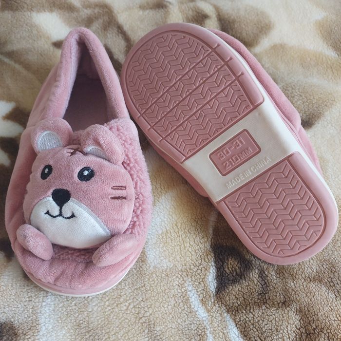 Домашні закриті кімнатні капці (тапочки), довжина устілки 19 см