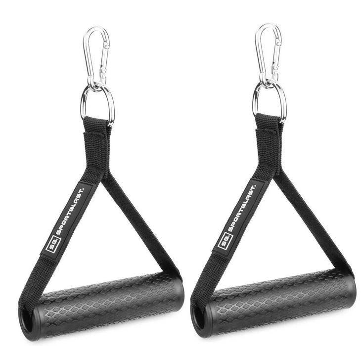 UCHWYT DO WYCIĄGU górnego i dolnego taśm z karabińczykiem 2SZT SZ