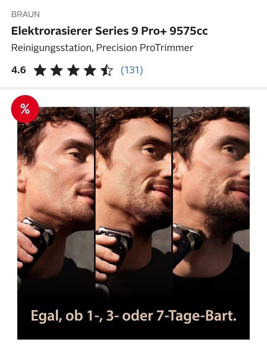 Braun Series 9 Pro+ (9575cc)