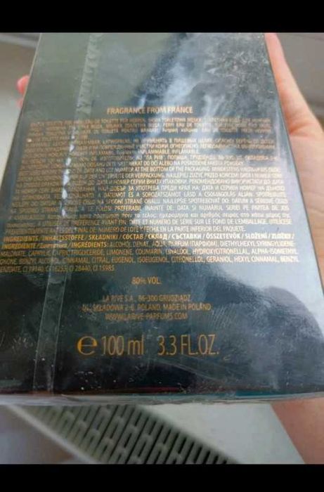 Woda toaletowa dla mężczyzn La Rive Cash 100 ml nowa zafoliowana