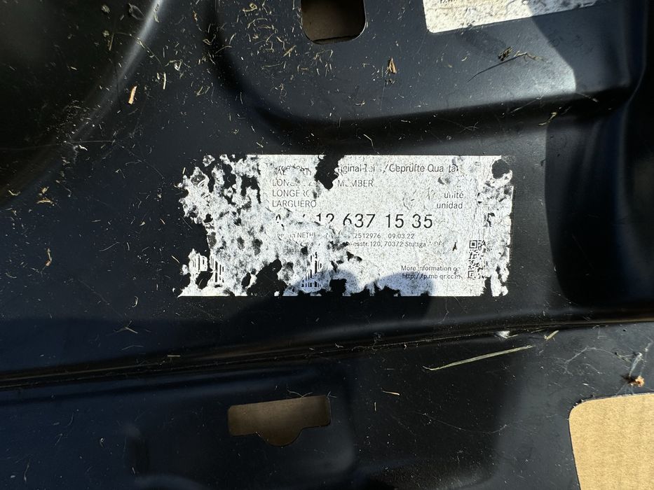 Mercedes E klasa W212 próg lewy prawy słupek lewy prawy