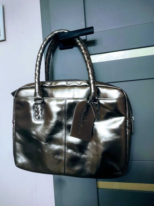 Penelope & Parker maxi duża torba shopper teczka skóra naturalna