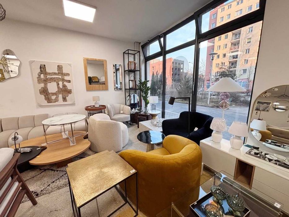 Sofa skórzana modułowa 3-os Lily Black 234x105x74cm Maison Heritage