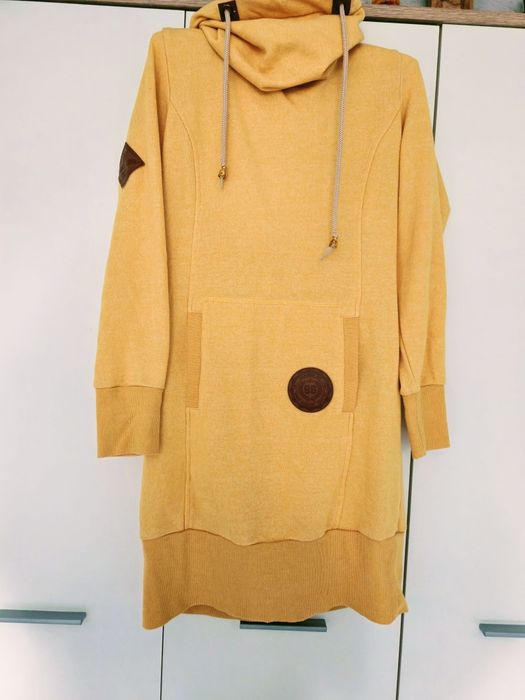 Bluza długa z kapturem