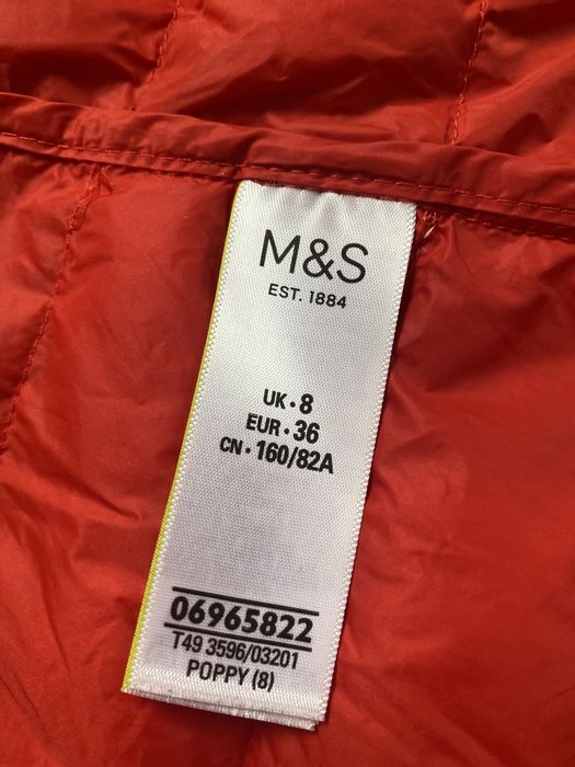 Damski puchowy bezrękawnik Marks & Spencer roz. S