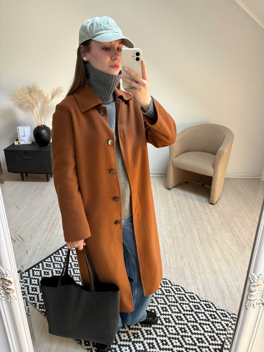 Пальто Hugo Boss вовна шерсть