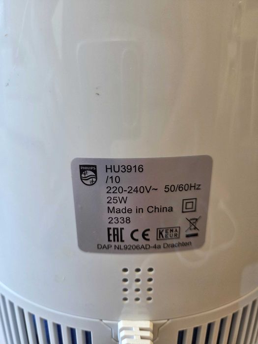 Humidificador Philips HU3918/10 Preto 3L NanoCloud Sensor Automático LED
