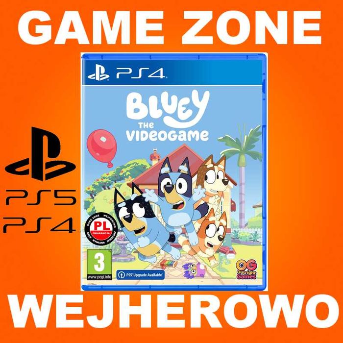 BLUEY The Videogame PS4 + Slim + Pro + PS5 = PŁYTA PL sklep Wejherowo