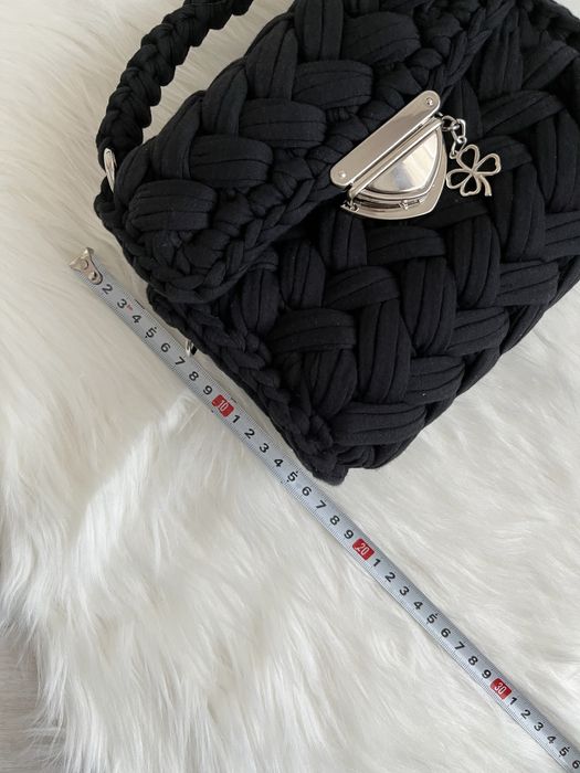 Torebka pleciona, handmade