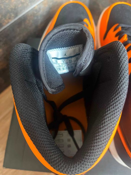 Air Jordan 1 Mid Black Orange Peel R. 44 / 28 cm NOWE 100% ORYGINAŁ