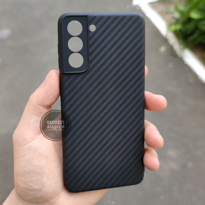 Чехол гибкий Carbon TPU на Samsung S21 Ultra/ S21 FE/ S21 Тонкий.Чохол