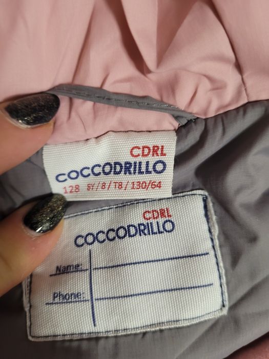 Kurtka dziewczęca 128 zimowa Cocodrillo
