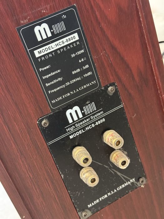 Zestaw glosnikow i subofer m audio hcs 8800